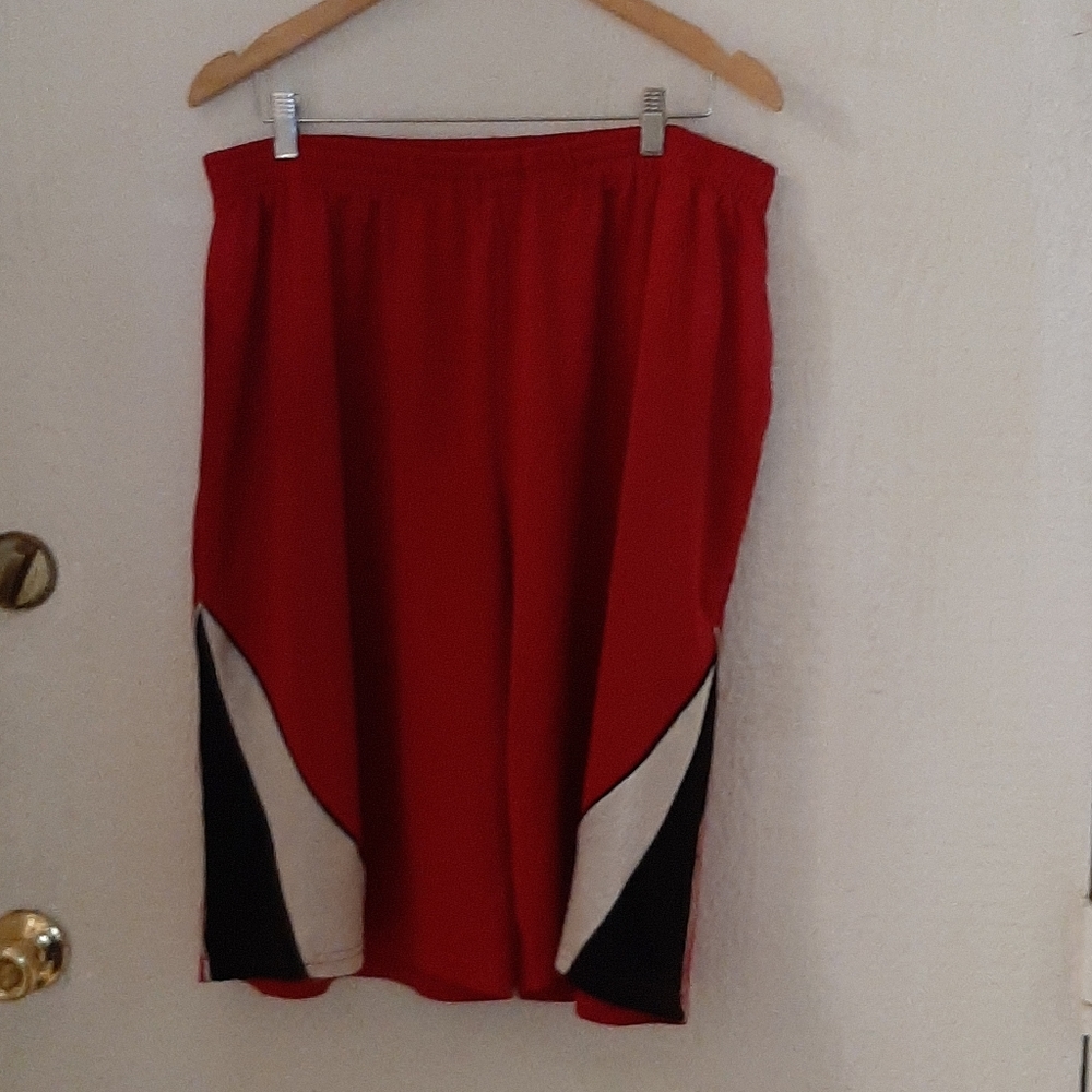 Gameon Red 100% polyester short Size 4xl